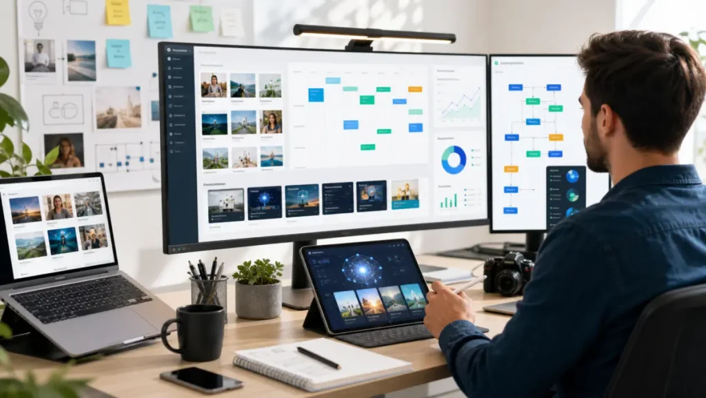 Facebook automation workflow for content creators