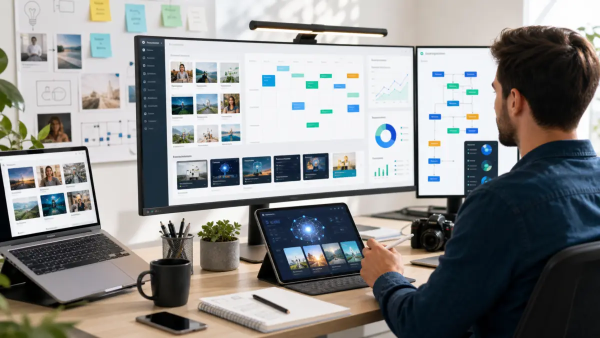 Facebook automation workflow for content creators
